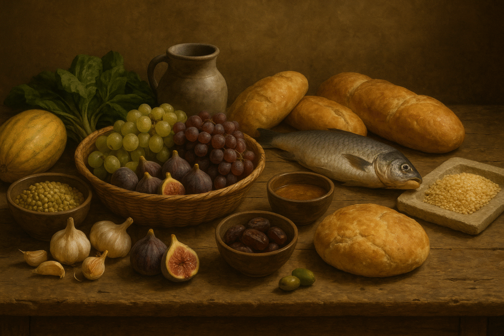 alimentos que Jesus comeu