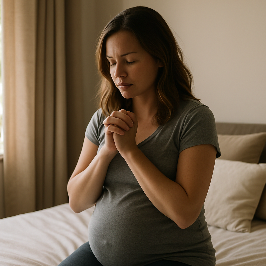 oração guiada para gestantes