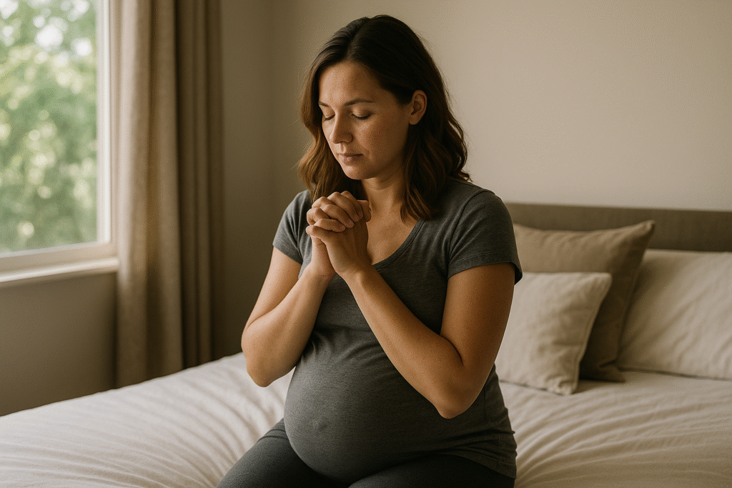 oração guiada para gestantes