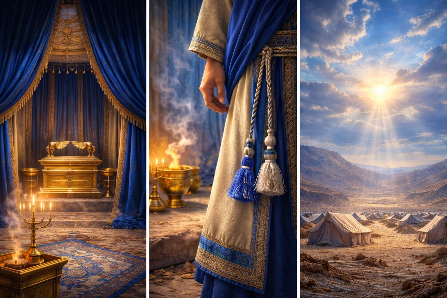 significado da cor azul na Bíblia