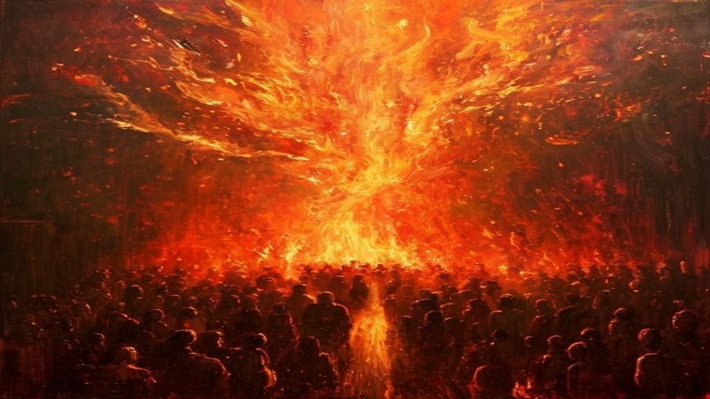 cor do espírito santo na bíblia, línguas de fogo no pentecostes